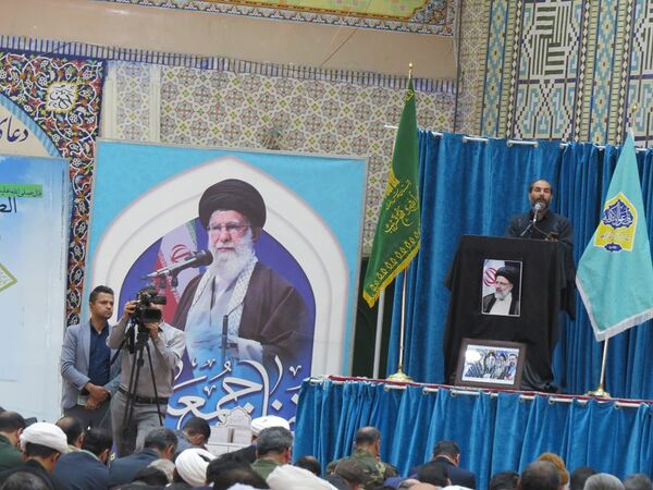 آیین یادبود شهیدان خدمت در مصلای امام خمینی(ره)  شهرستان بجنورد