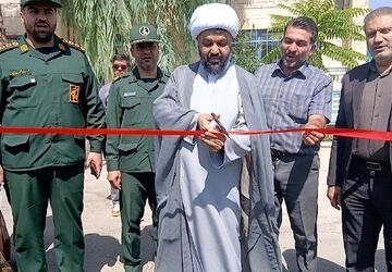 افتتاح زمین چمن مصنوعی دبستان علی بن ابیطالب(ع) باقرشهر 