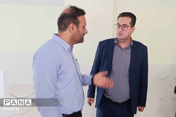 بازدید مدیران کل آموزش و پرورش و نوسازی مدارس از دبیرستان سبز فردوسی بجنورد