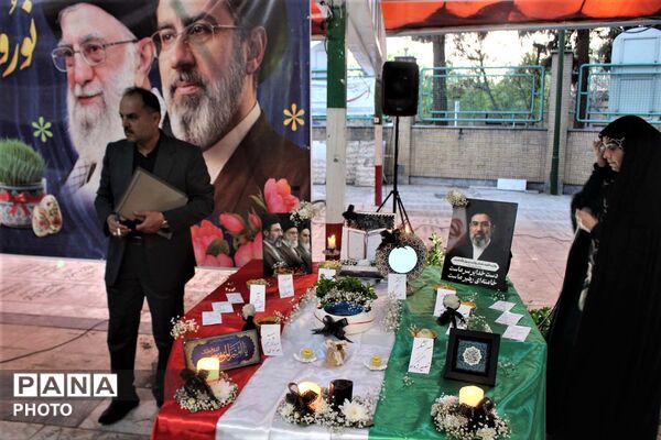 حال و هوای آغاز سال نو در جوار مزار شهدای جنگ رمضان