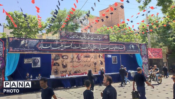 خیابان‌های تویسرکان میزبان دسته‌های عزاداری شد