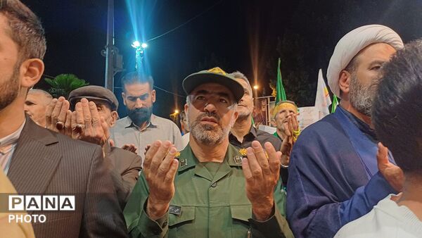 کوهدشت  یک صدا،اجتماع مردمی برای دفاع از وطن  وبیعت بارهبر جدید