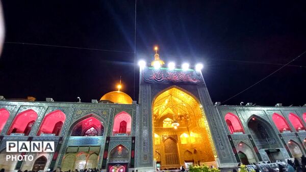 آماده سازی حرم مطهر امام رضا علیه‌السلام برای تشییع رهبر شهید