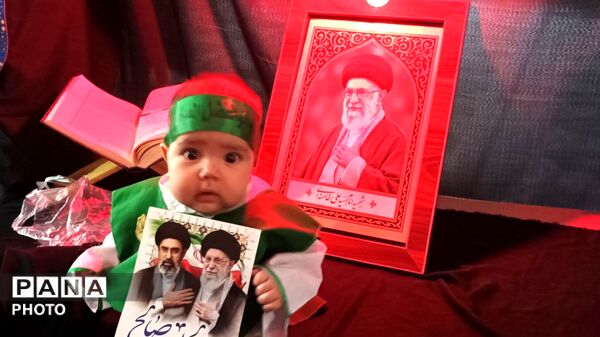مراسم شیرخوارگان حسینی در مهدیه معلا شهر میلاجرد
