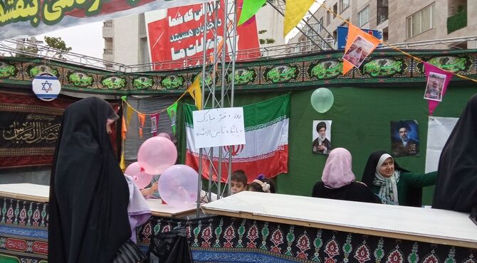 اتحاد و همبستگی دختران ناحیه 2 کرج  در موکب دهه کرامت