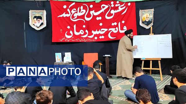 عزاداری نوجوانان عشاق‌ الرضا قائمشهر در سوگ حضرت علی اکبر(ع)