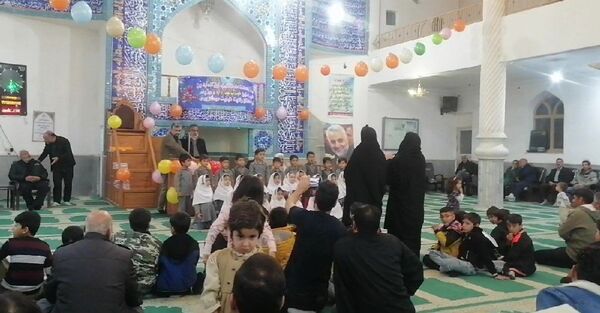 جشن ولادت امام علی (ع)در مسجد جامع روستای ارغا