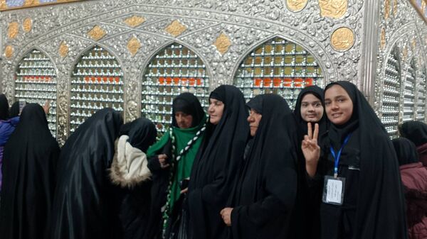 کاروان زیارتی دختران حضرت زهرا (س) در مشهد مقدس 