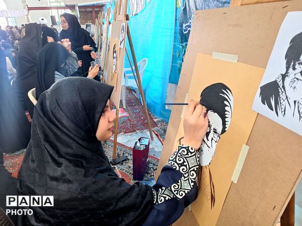 حضور دانش آموزان آزادشهری به یاد دانش آموزان میناب