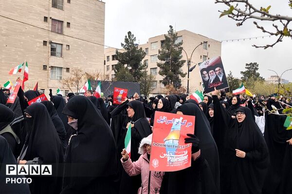 راهپیمایی روز قدس در شهرک واوان اسلامشهر 