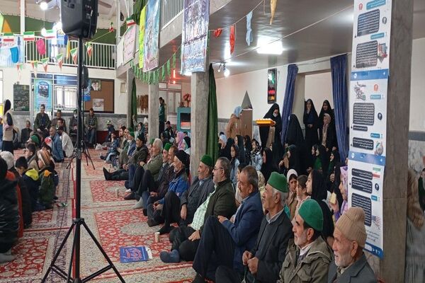 جشن انقلاب به مناسبت راهپیمایی یوم‌الله ۲۲ بهمن در مسجد جامع شهر بار