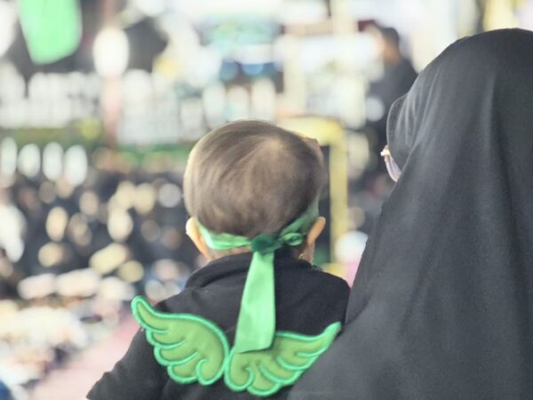 مراسم شیرخوارگان حسینی در بلده