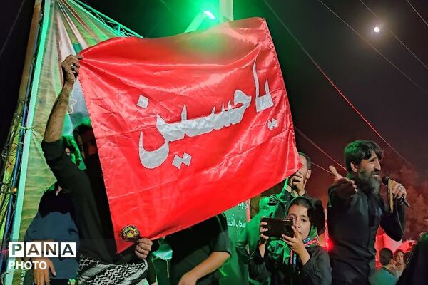 مراسم شام غریبان سالار شهیدان  در حسینیه شهدای شهر بار