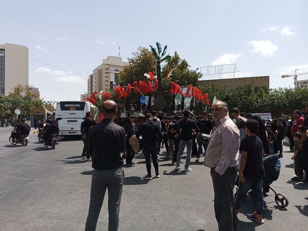  مراسم جاماندگان اربعین در مشهد مقدس