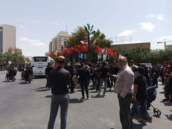  مراسم جاماندگان اربعین در مشهد مقدس
