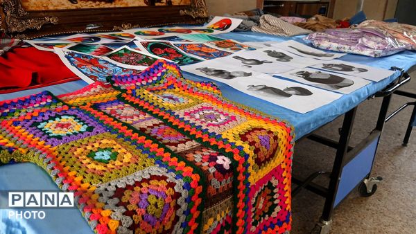 نمایشگاه مشاغل و فعالیت‌های مهارتی هنرستان فلق نظرآباد