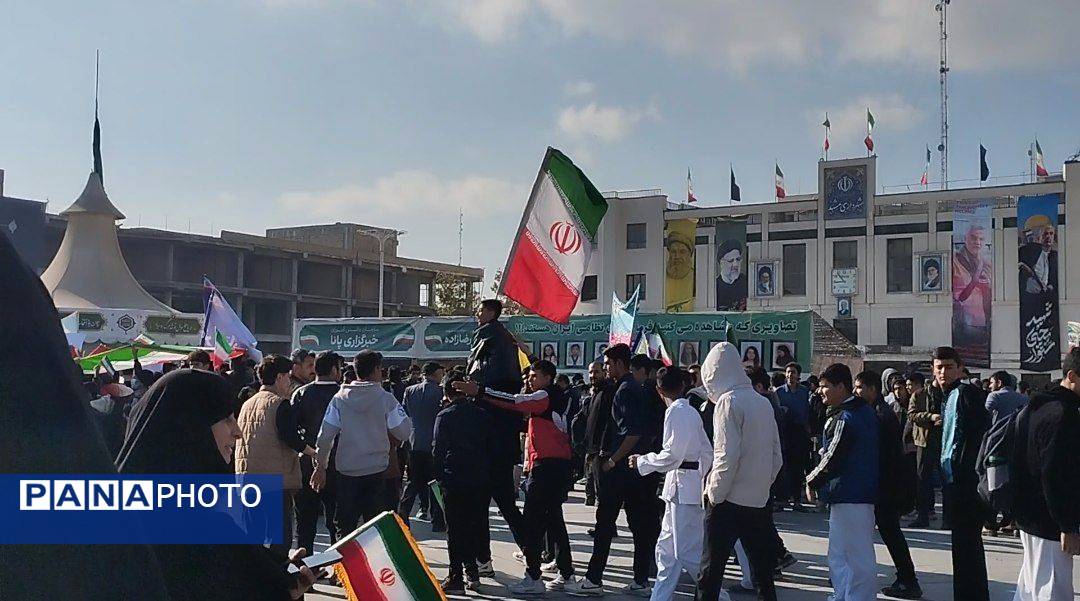 خروش پرشور مردم مشهد در روز ملی مبارزه با استکبار جهانی