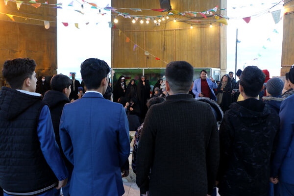 آیین تحویل سال نو در یادمان کوه خضر نبی قم