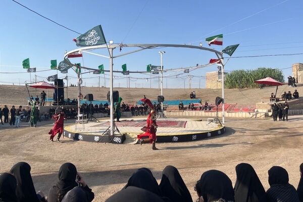 مراسم تعزیه حسینی در روستای فدیشه