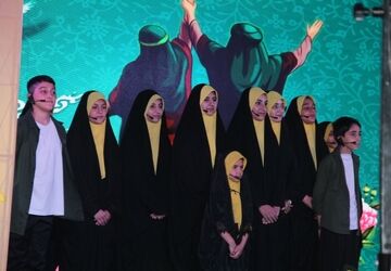 جشن عید غدیر در موکب نوجوانان کازرون