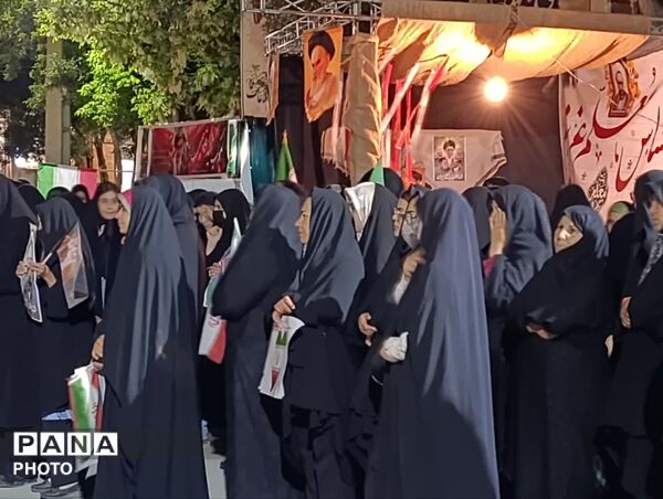 حضور مدیر کل خراسان شمالی در هفتاد و سومین شب از اجتماعات شبانه در شهر غلامان
