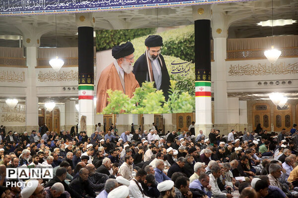 عزاداری شب شهادت امام حسن عسگری(ع) در حرم کریمه اهل بیت(س)