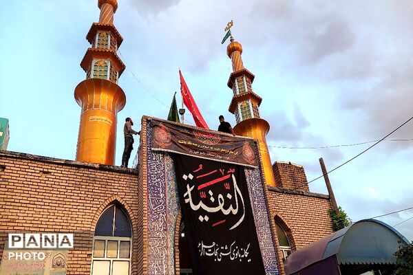 شهر بار، رنگ بوی محرم گرفت برای خون خدا