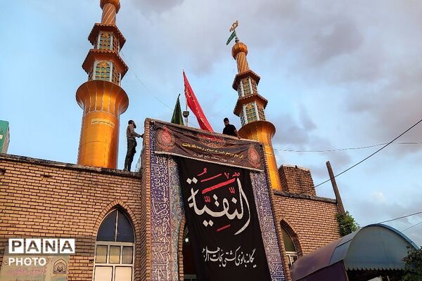 شهر بار، رنگ بوی محرم گرفت برای خون خدا