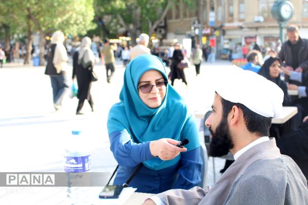 فعالیت جهادی طلاب در موکب‌های خدمت‌رسانی