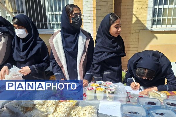 برگزاری بازارچه  کسب و کار دانش‌آموزی در آموزشگاه پویش ناحیه ۳شیراز 