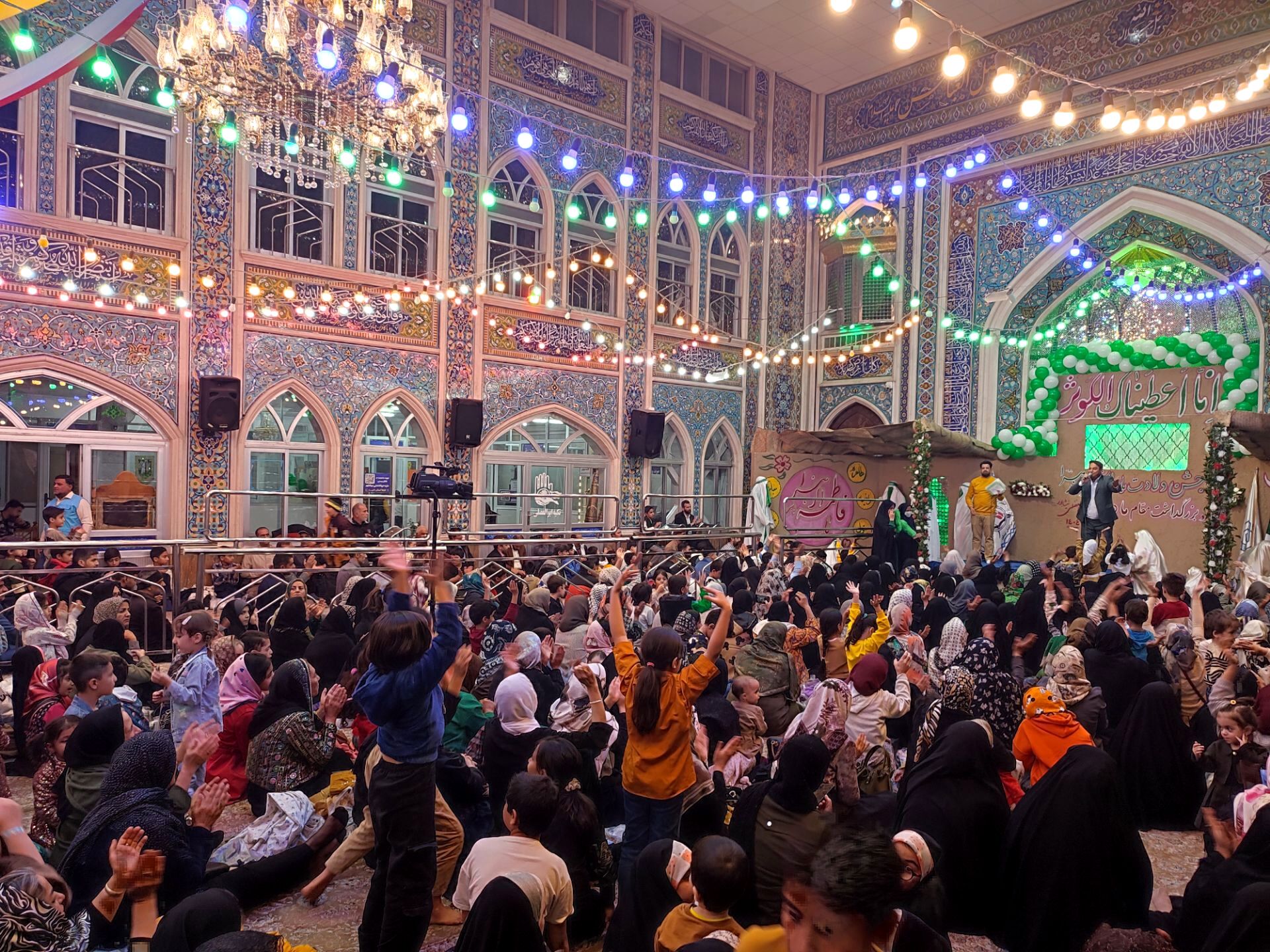 جشن باشکوه ولادت حضرت فاطمه زهرا (س) و روز مادر در نیشابور در تکیه ابوالفضلی