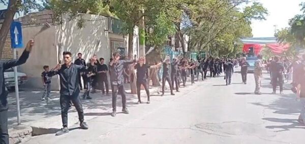 مراسم اربعین حسینی با حضور پرشور مردم باخرز برگزار شد
