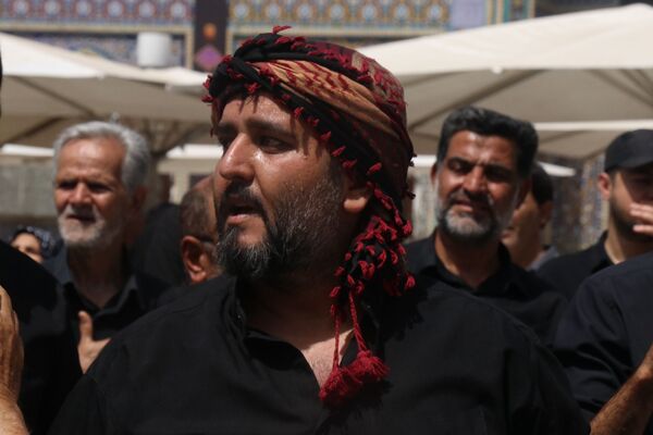 آسمان حرم مطهر رضوی غرق در نوای علمدار نیامد