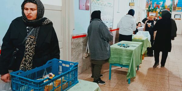 نمایشگاه هفته هنرهای مدرسه (ماها) در دبیرستان سمیه بجنورد
