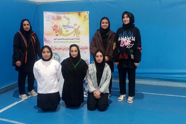 مسابقات ورزشی بین مدرسه‌ای داژبال در شهرستان قرچک