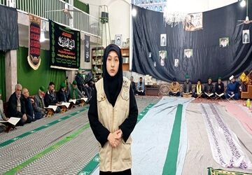 جزء‌خوانی قرآن در ماه مبارک رمضان  مسجد جامع شهر بار نیشابور 
