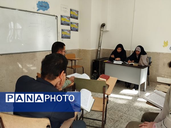 برگزاری آزمون قرآن و عترت در رشته حفظ و قرائت در آشخانه