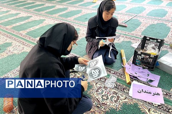 جلوه خلاقیت دانش‌آموزان بنت‌الهدی در هفته «ماها»