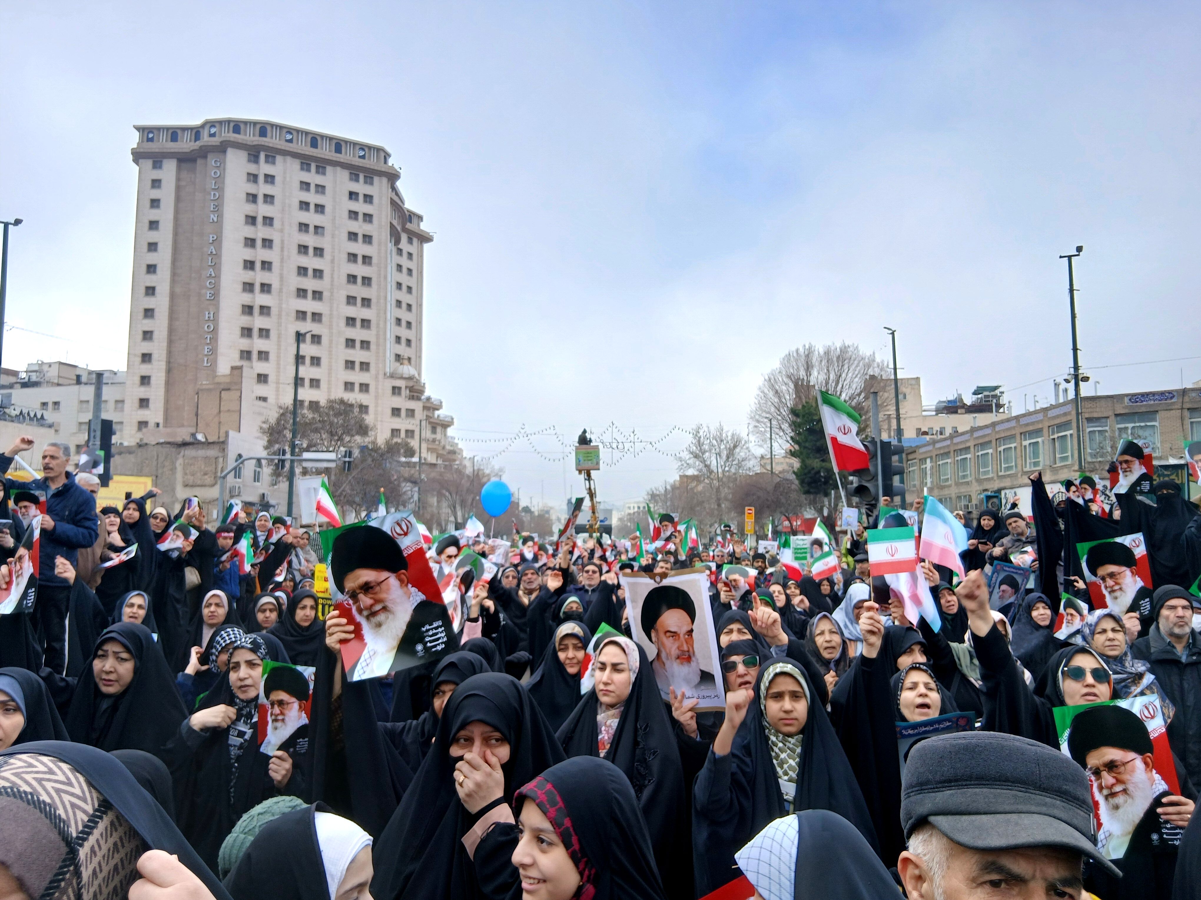 راهپیمایی با شکوه چهل و هفتمین سالگرد پیروزی انقلاب اسلامی در مشهد مقدس 