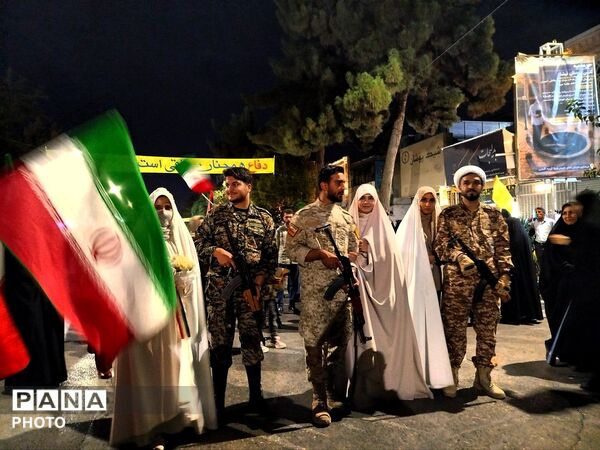 رزمایش «جان‌فدا»؛ نمایش آمادگی مردم نیشابور برای دفاع از کشور