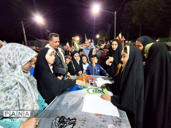 پنجاه و هفتمین شب از اجتماعات مردمی در شهرستان کاشمر 