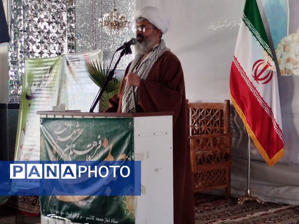 نماز جمعه این هفته شهرستان کاشمر با حضور پر رنگ مردم شهرستان کاشمر برگزار شد 