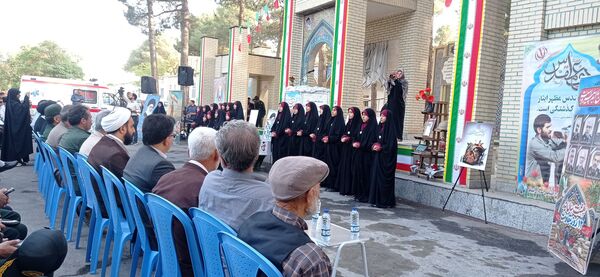 مراسم یادواره شهدای نیشابور درجوار آرامگاه فضل بن شاذان