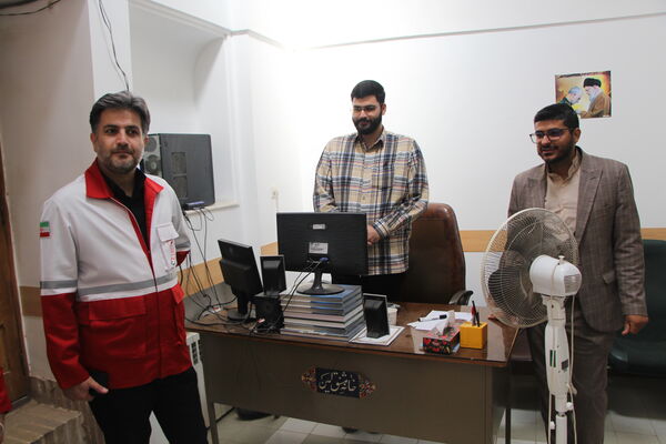 بازدید مدیرعامل جمعیت هلال‌احمر یزد از دفتر خبرگزاری پانا استان یزد