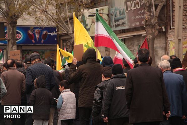 حضور حداکثری مردم و فرهنگیان اسلامشهر در راهپیمایی روز جهانی قدس 