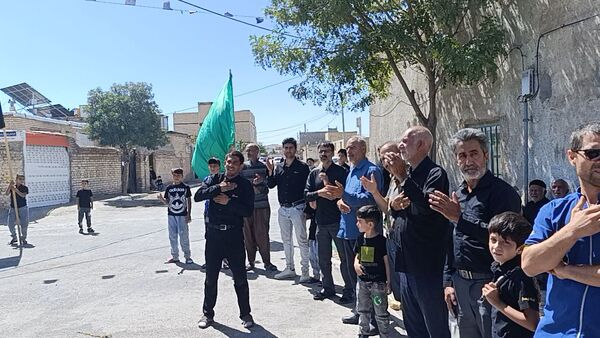 مراسم سنتی هیئت ثامن الائمه روستای سلطان آباد نمک
