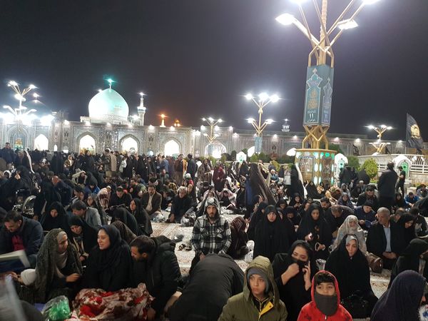 مراسم شب احیای بیست و سوم درحرم مطهر رضوی