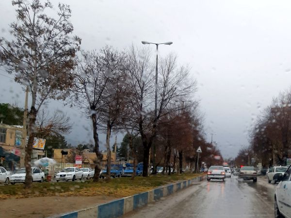لردگان زیر باران، طراوت زمستانی در دل کوهستان