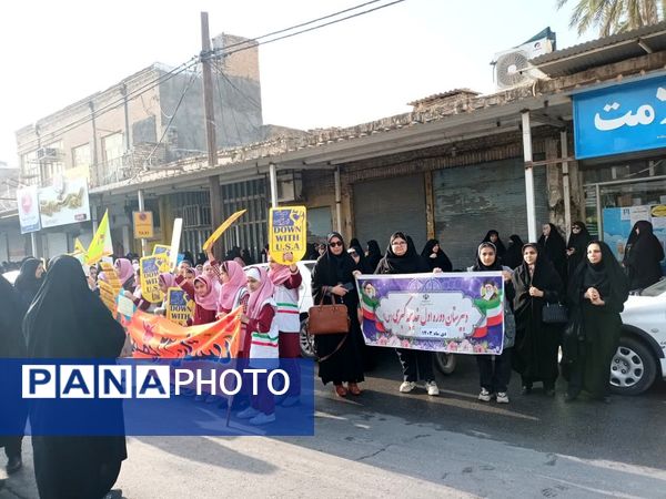 تجدید بیعت مردم بهبهان با انقلاب اسلامی در حماسه ۹ دی