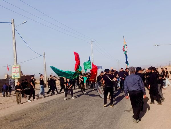 عزاداری سیدالشهدا در روستا نوری 